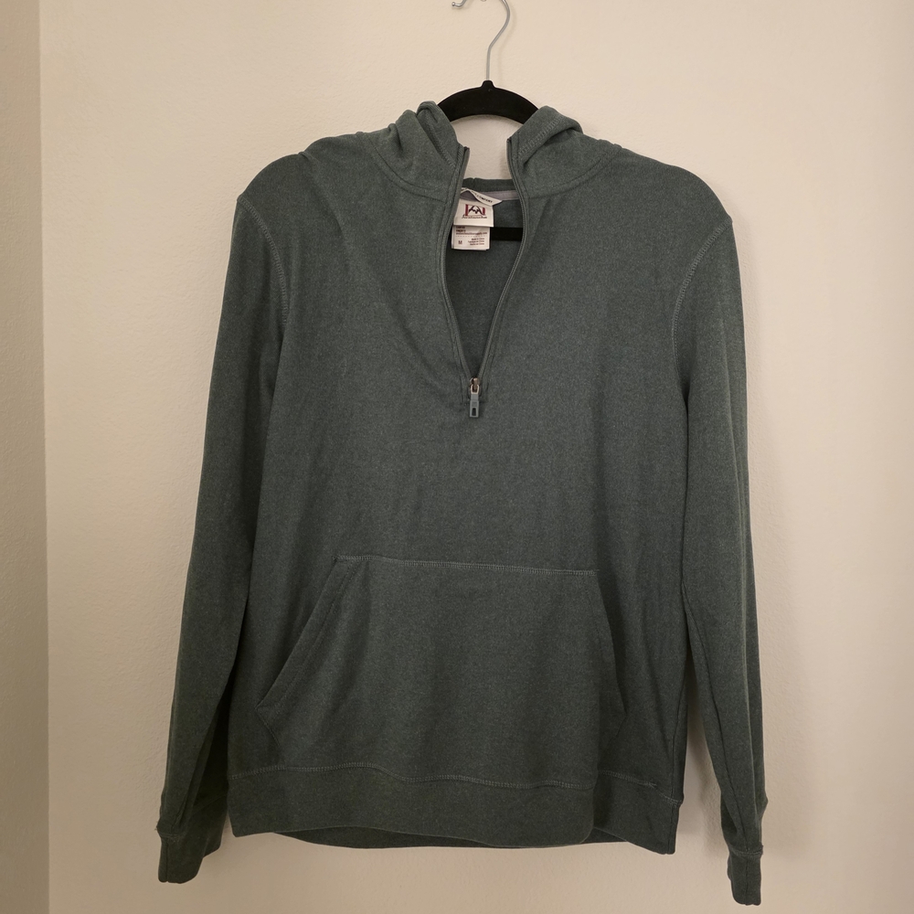 Men's Green Half-Zip Sweater